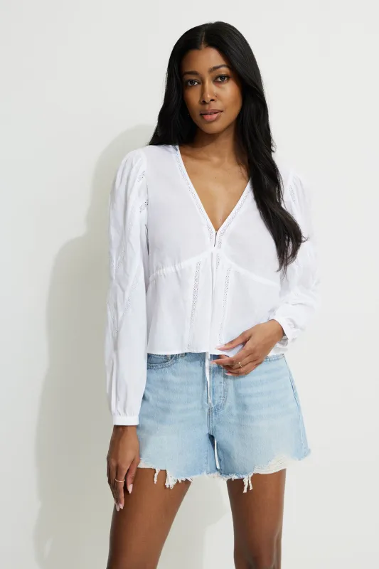 Balloon Sleeve Blouse sold by Dynamite