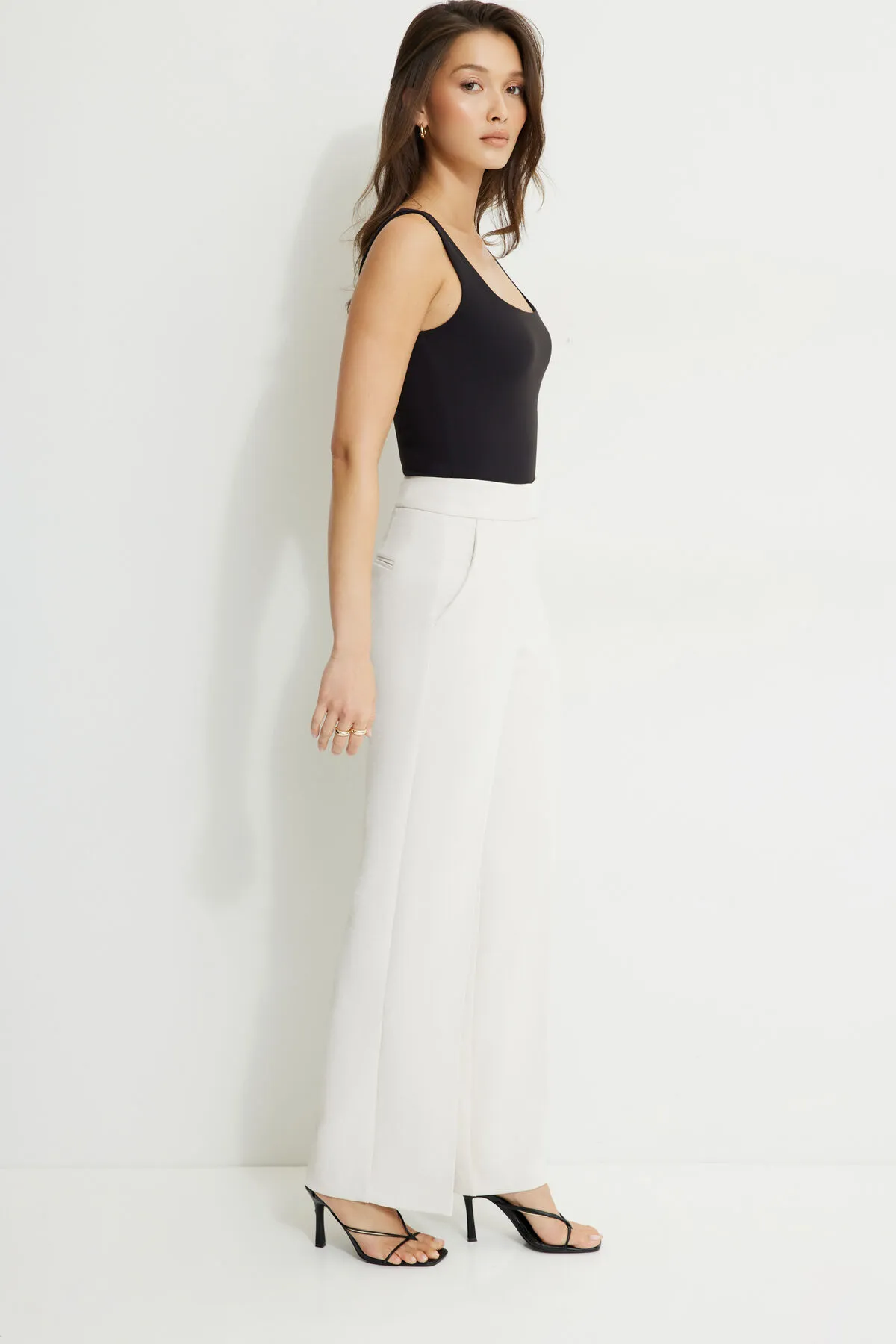 Yasmin Airflow Straight Leg Pants sold by Dynamite product image thumbnail 4