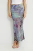 Printed Mermaid Maxi Skirt sold by Dynamite