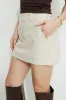 Josefine Linen Mini Skort sold by Dynamite