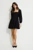 Amelie Balloon Sleeve Mini Dress sold by Dynamite
