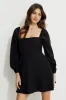 Amelie Balloon Sleeve Mini Dress sold by Dynamite