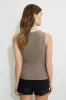 Hallie Ribbed Scoop Tank Top sold by Dynamite