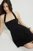 Flared Halter Mini Dress sold by Dynamite