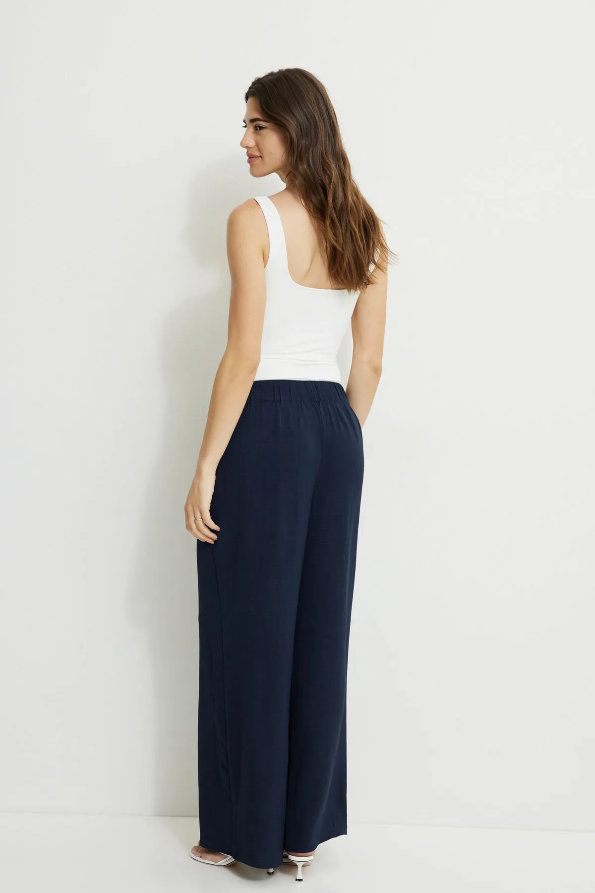 Wide Leg Pull On Pants sold by Dynamite product image thumbnail 5