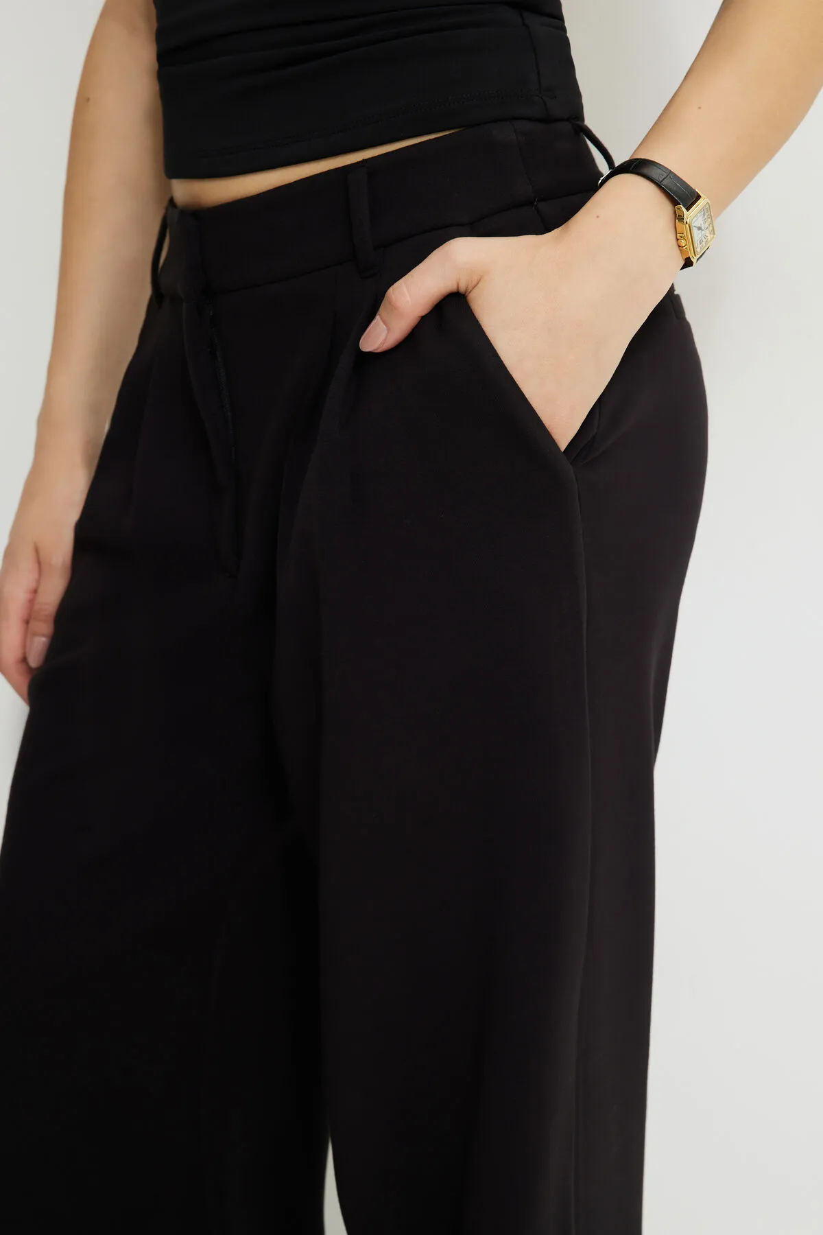 Alex Anywear Scuba Wide Leg Pants sold by Dynamite product image thumbnail 3