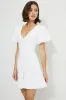Flared Puff Sleeve Mini Dress sold by Dynamite