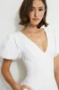 Flared Puff Sleeve Mini Dress sold by Dynamite