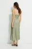 Sage Satin Maxi Dress sold by Dynamite