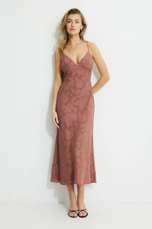 Sage Floral Maxi Dress sold by Dynamite