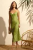 Aimee Satin Maxi Dress sold by Dynamite