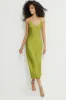 Aimee Satin Maxi Dress sold by Dynamite