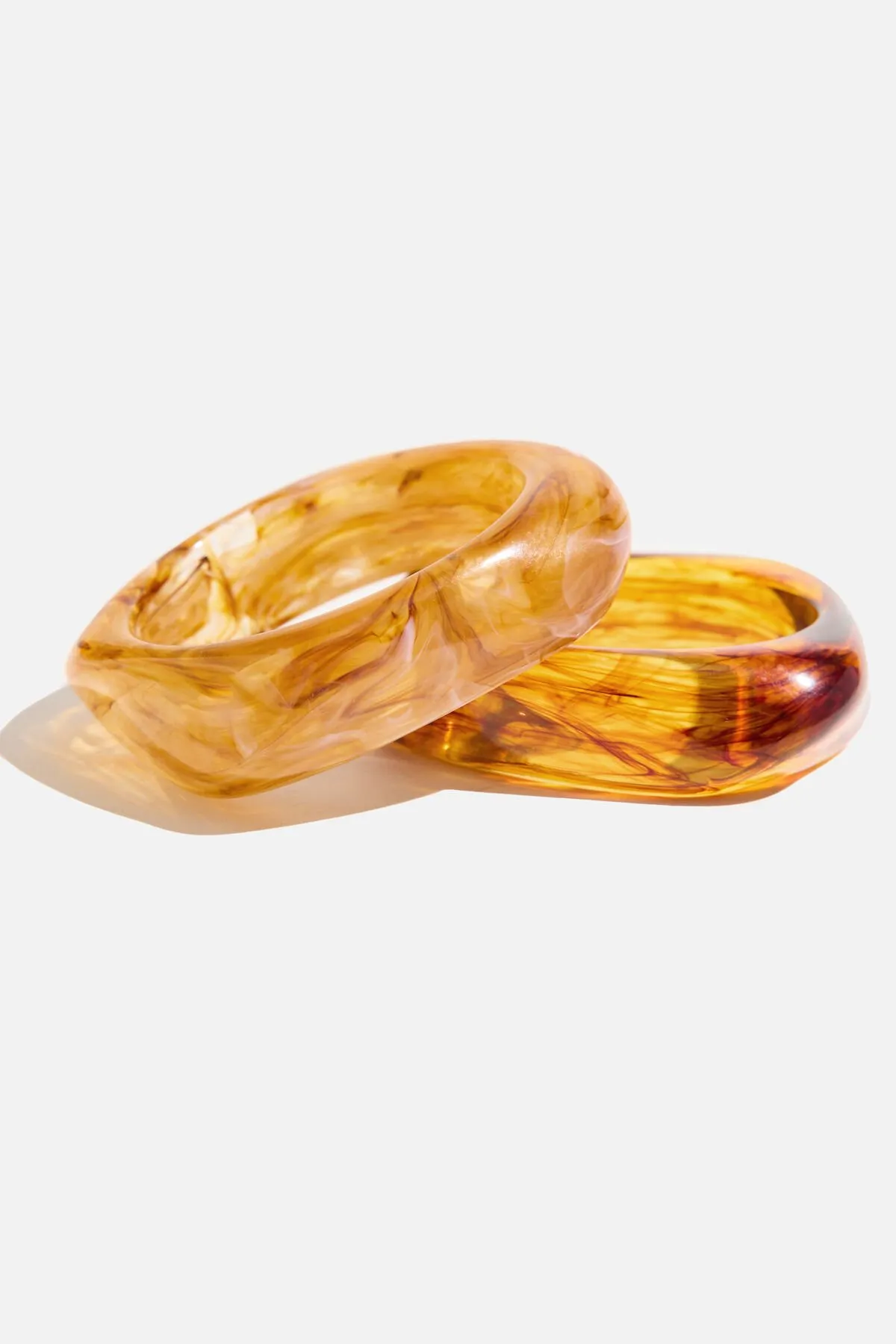 2-Pack Resin Bangle Bracelets sold by Dynamite product image thumbnail 2