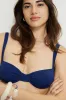 Ruched Underwire Bikini Top sold by Dynamite