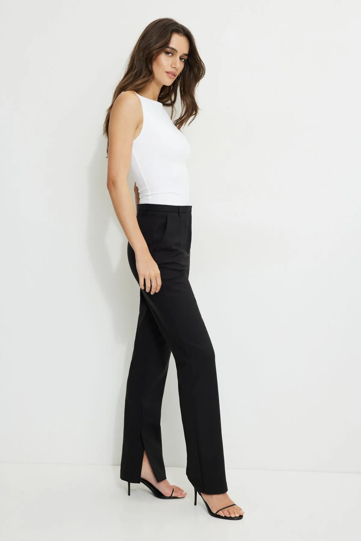 High Rise Slim Leg Pants sold by Dynamite product image thumbnail 4