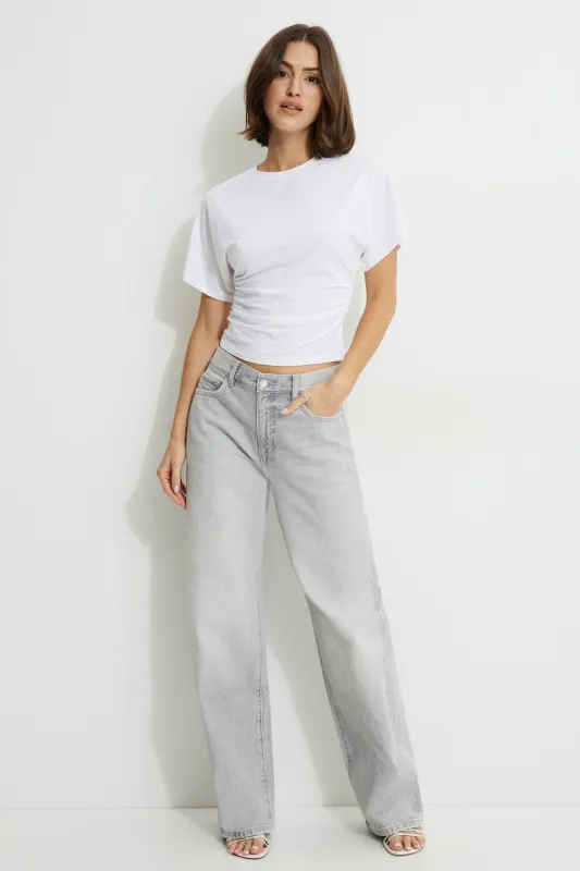 Sydney Mid Rise Baggy Fit Jeans sold by Dynamite