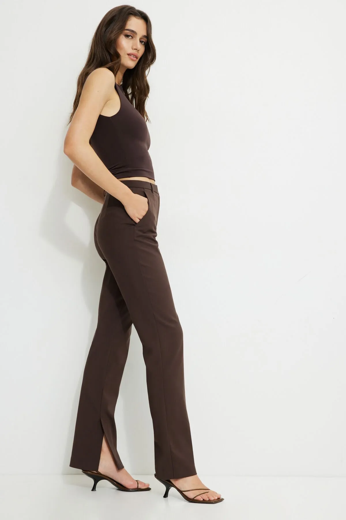 High Rise Slim Leg Pants sold by Dynamite product image thumbnail 4
