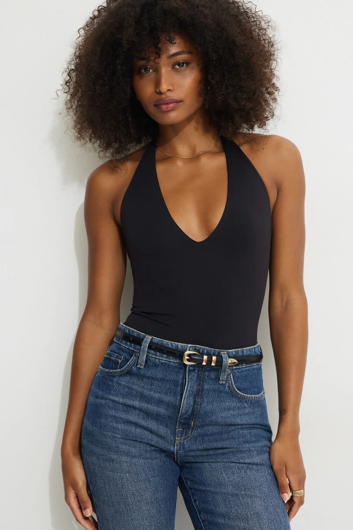 Softform Halter Bodysuit sold by Dynamite product image thumbnail 3