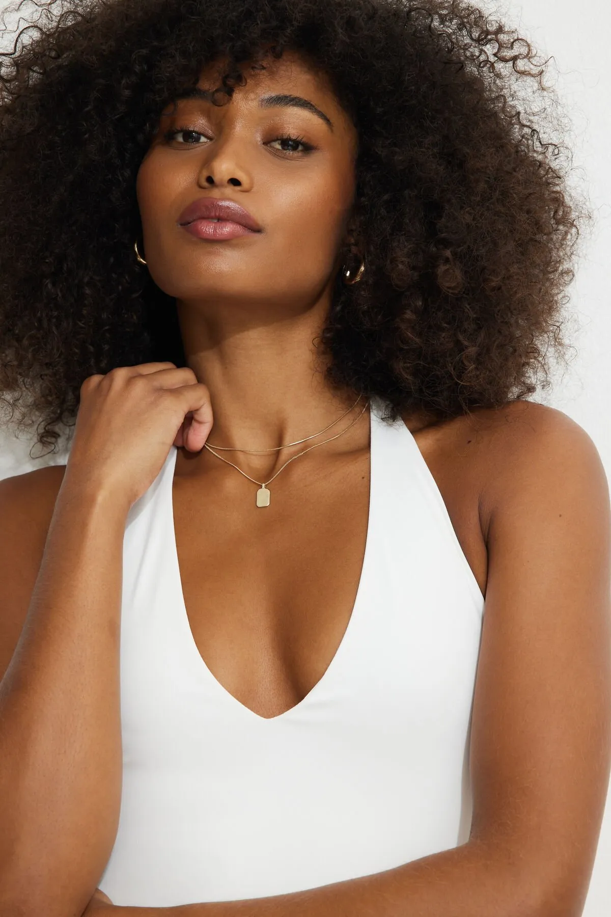 Softform Halter Bodysuit sold by Dynamite product image thumbnail 3