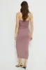 Ines Ruched Jersey Maxi Dress sold by Dynamite