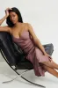 Aimee Satin Maxi Dress sold by Dynamite