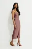 Aimee Satin Maxi Dress sold by Dynamite