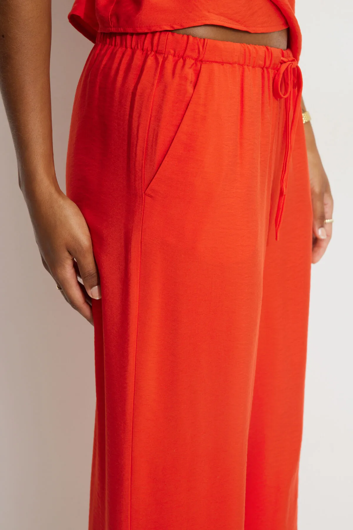 Wide Leg Drawstring Pants sold by Dynamite product image thumbnail 4