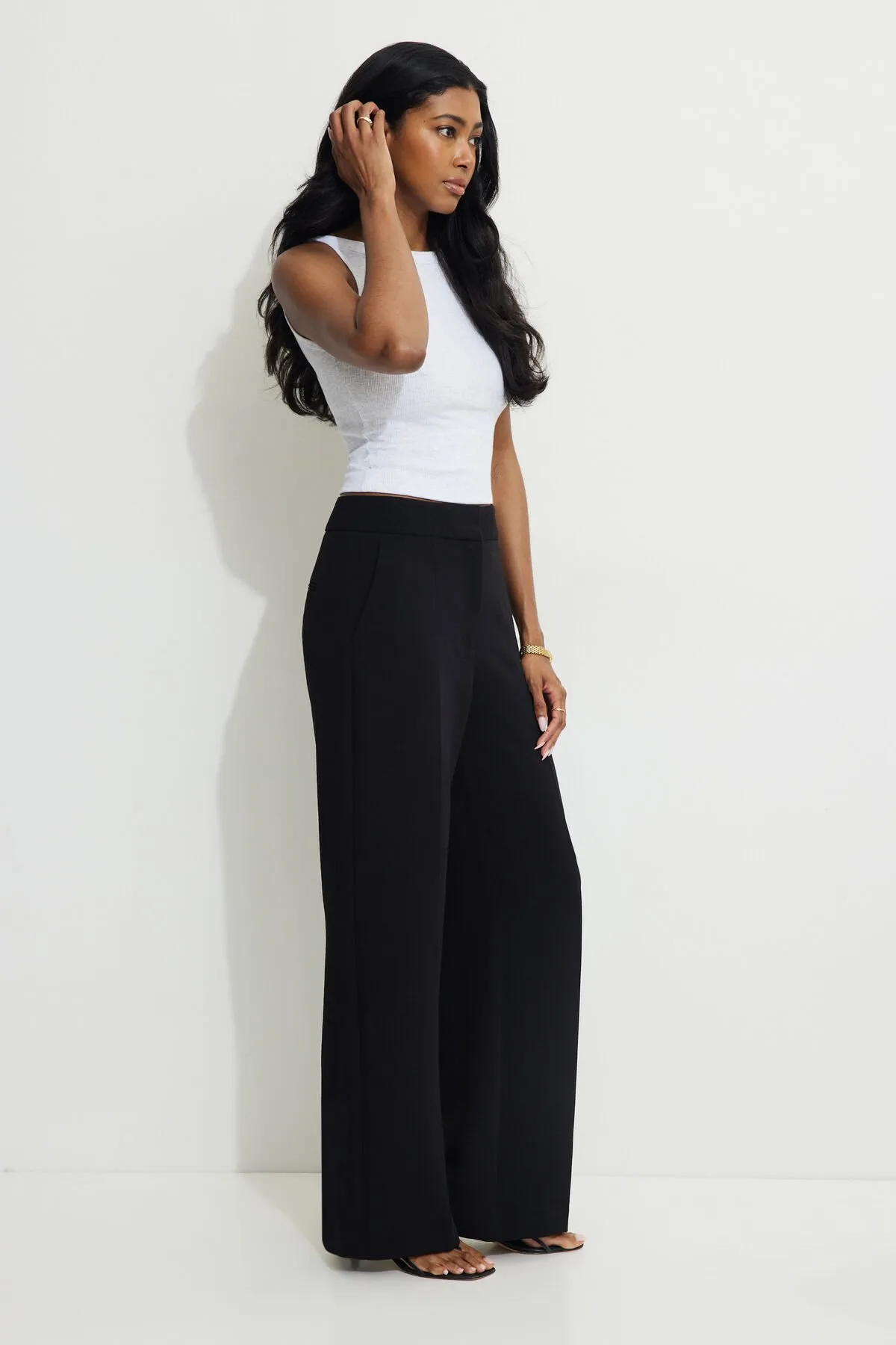 Yasmin Airflow Straight Leg Pants sold by Dynamite product image thumbnail 4