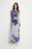 Daya Mesh Mermaid Maxi Skirt sold by Dynamite