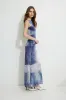 Daya Mesh Mermaid Maxi Skirt sold by Dynamite