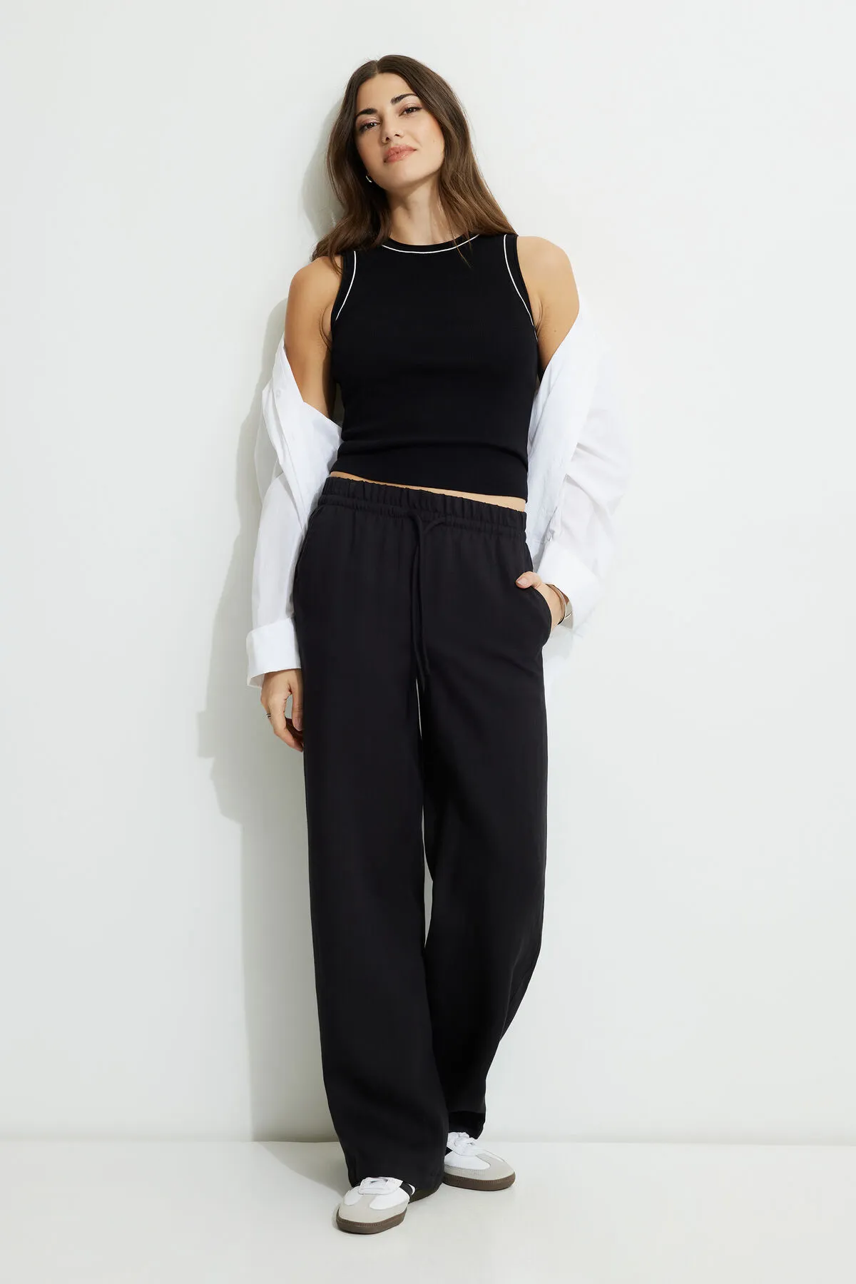 Pia Ribbed Tank Top sold by Dynamite product image thumbnail 2