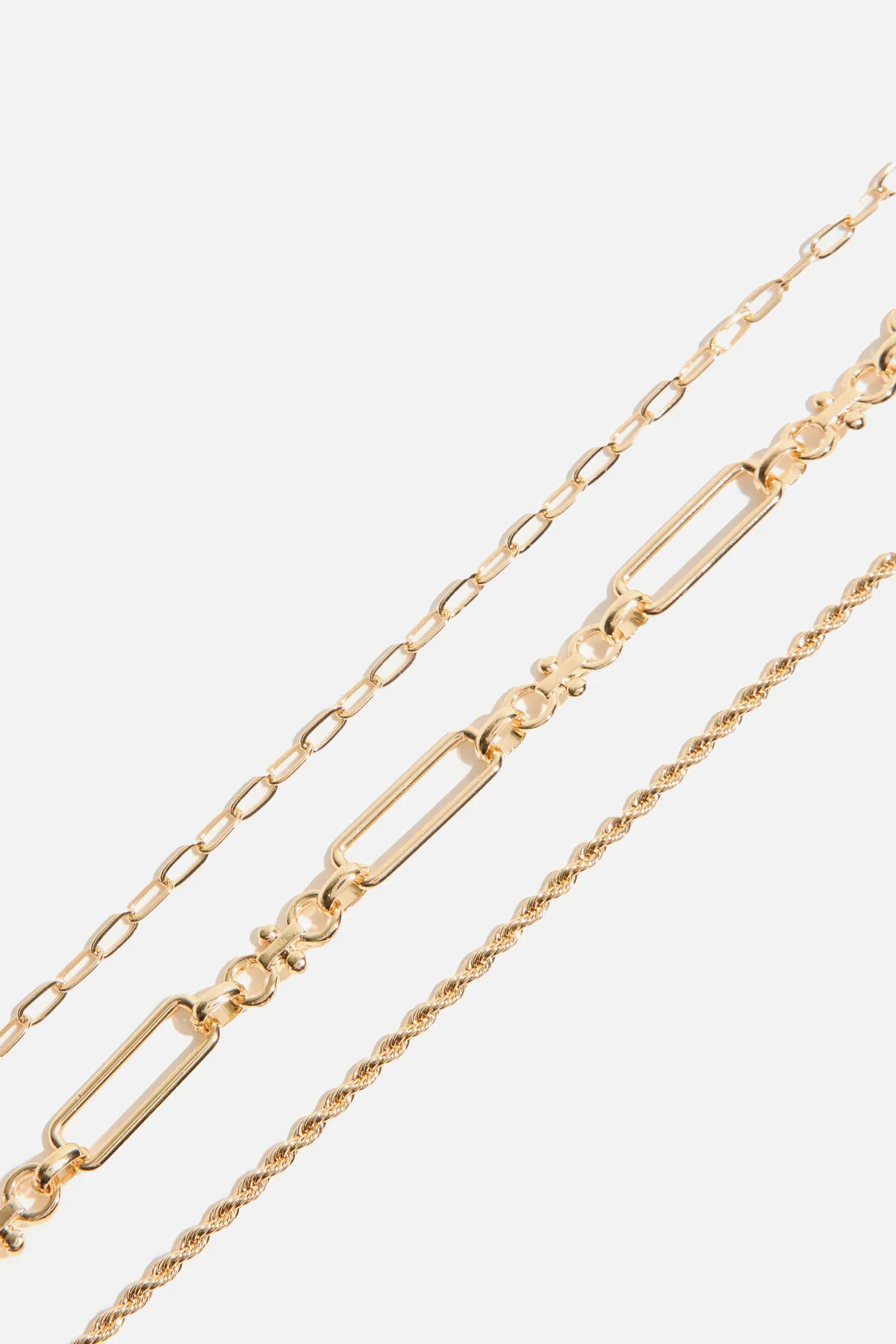 3-Pack Deco Chain Necklaces sold by Dynamite product image thumbnail 2
