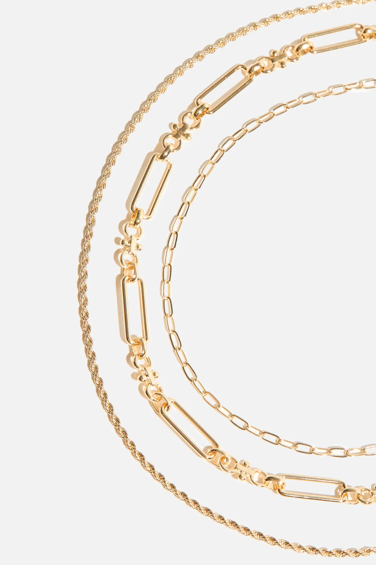 3-Pack Deco Chain Necklaces sold by Dynamite product image thumbnail 4