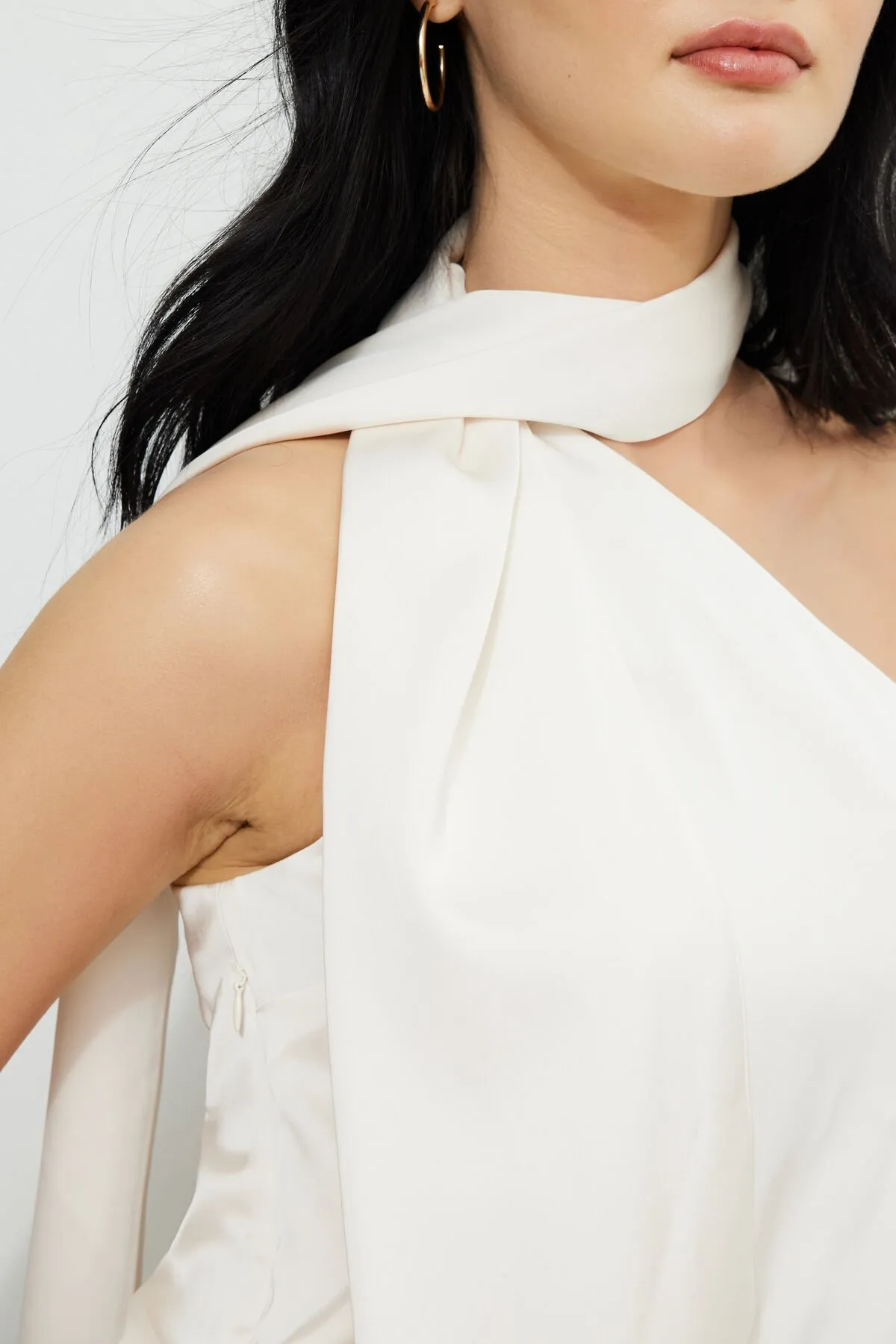 Neck Scarf Satin Top sold by Dynamite product image thumbnail 5