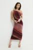 Off Shoulder Mesh Maxi Dress sold by Dynamite