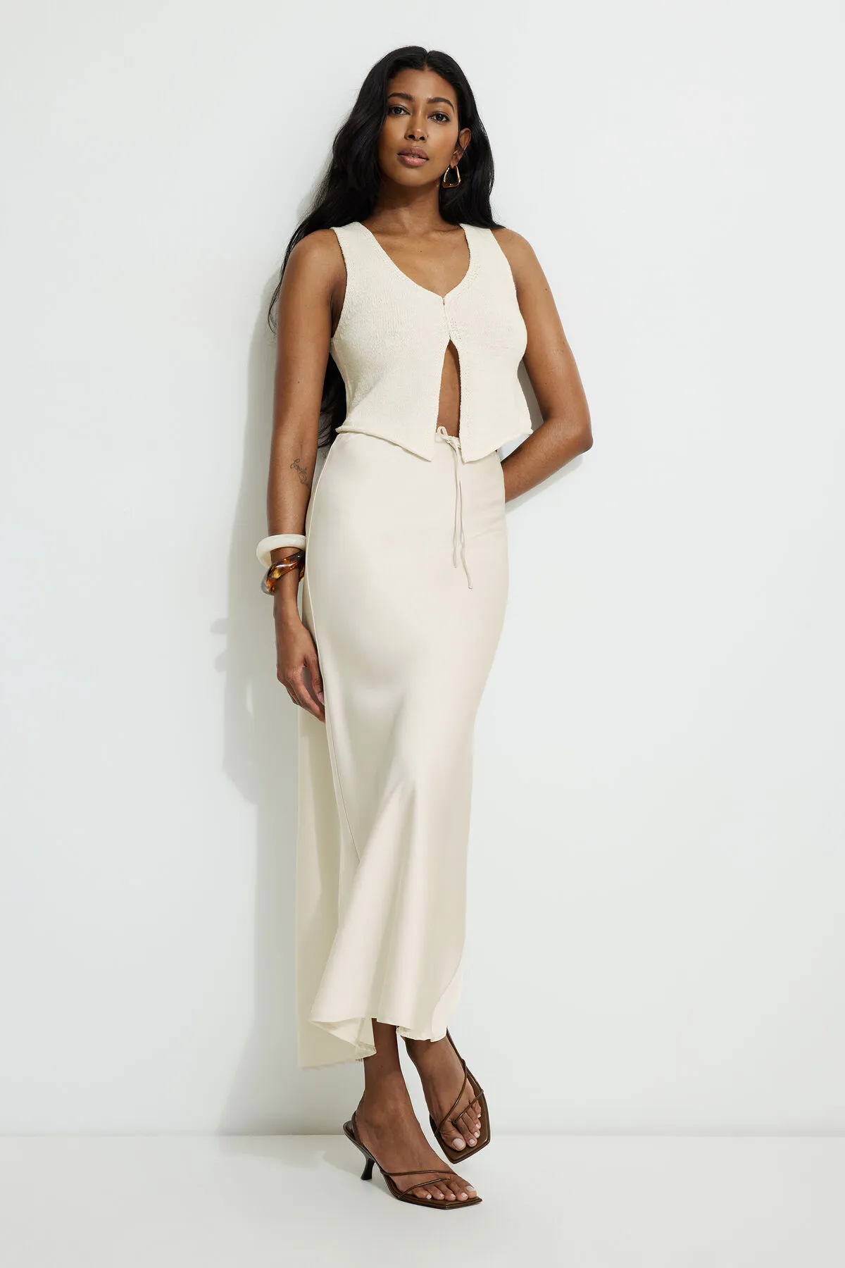 Keyhole Knit Vest sold by Dynamite product image thumbnail 2