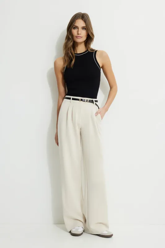Anywear Scuba Washed Wide Leg Pants sold by Dynamite