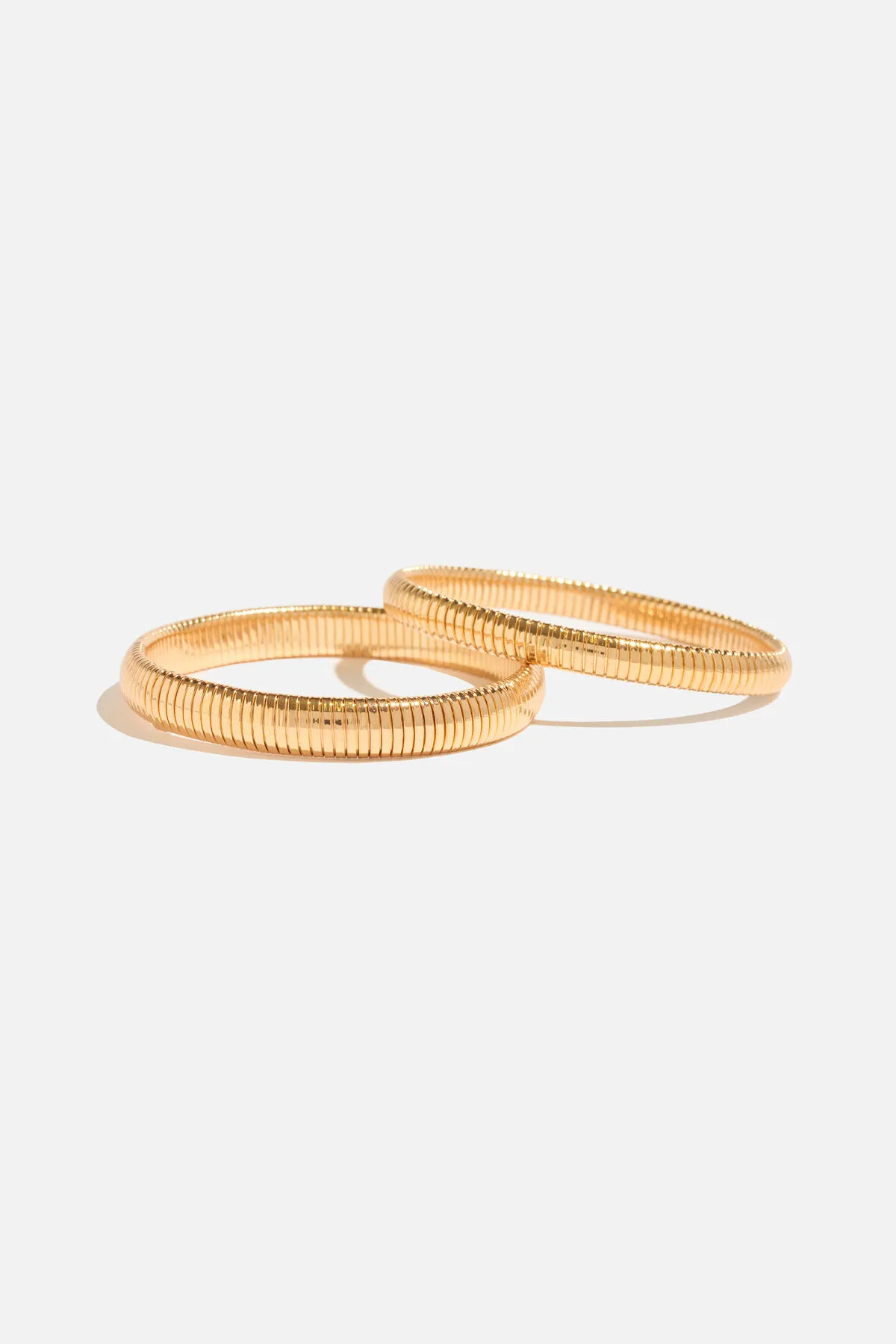 2-Pack Snake Chain Bangle Bracelets sold by Dynamite