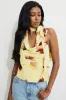 Cowl Halter Neck Scarf Top sold by Dynamite