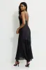 Asymmetric Satin Maxi Dress sold by Dynamite