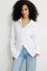 Monroe Cinched Oversized Poplin Shirt sold by Dynamite