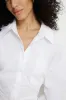 Monroe Cinched Oversized Poplin Shirt sold by Dynamite
