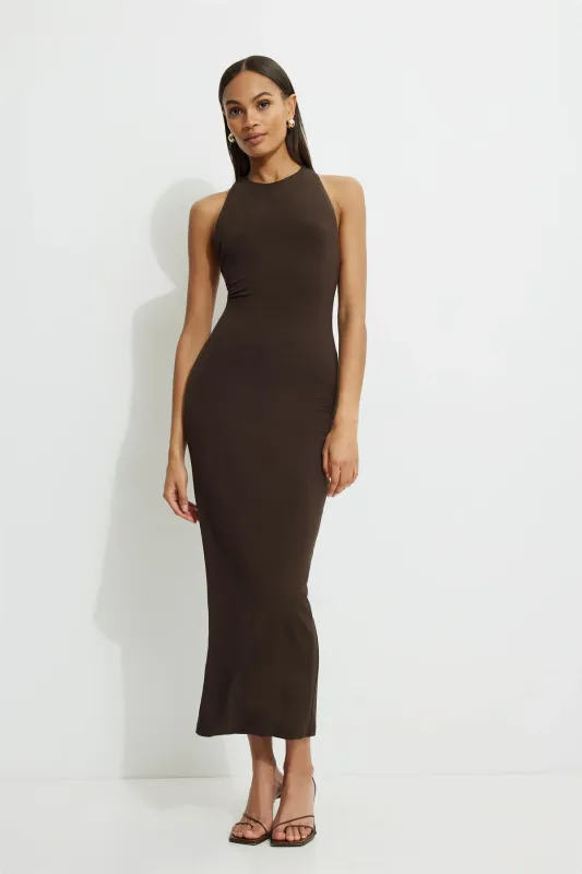 Twisted Racerback Jersey Maxi Dress sold by Dynamite