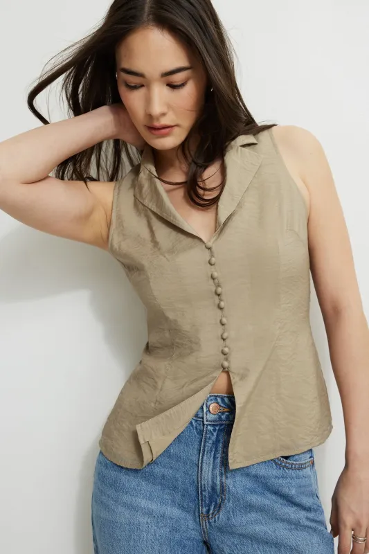 Shirt Collar Vest made by Dynamite