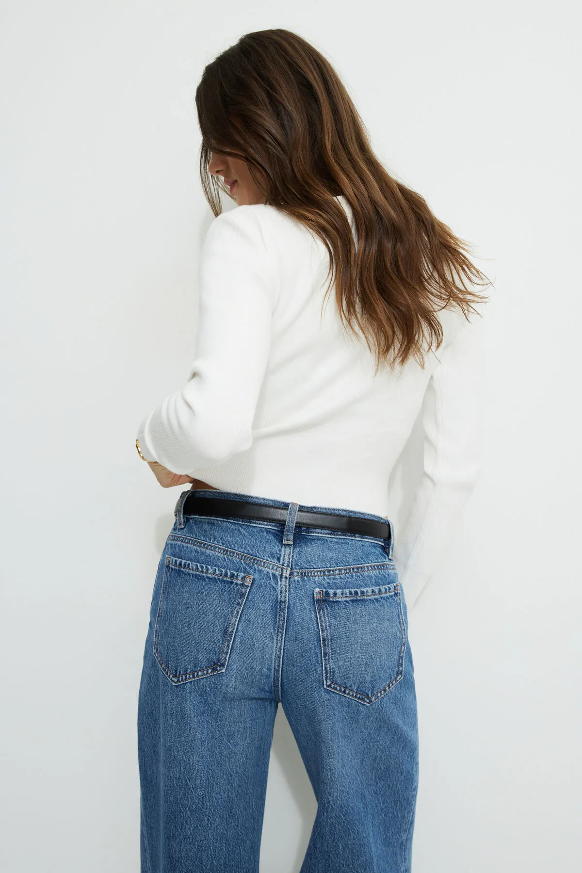 Ribbed Cinch Hem Cardigan sold by Dynamite product image thumbnail 4