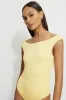 Off Shoulder Jersey Bodysuit sold by Dynamite