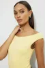 Off Shoulder Jersey Bodysuit sold by Dynamite