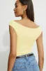 Off Shoulder Jersey Bodysuit sold by Dynamite