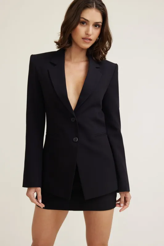 Flared Sleeve Fitted Blazer sold by Dynamite