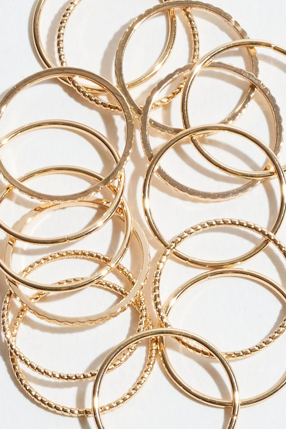 15-Pack Threadbare Rings sold by Dynamite product image thumbnail 3